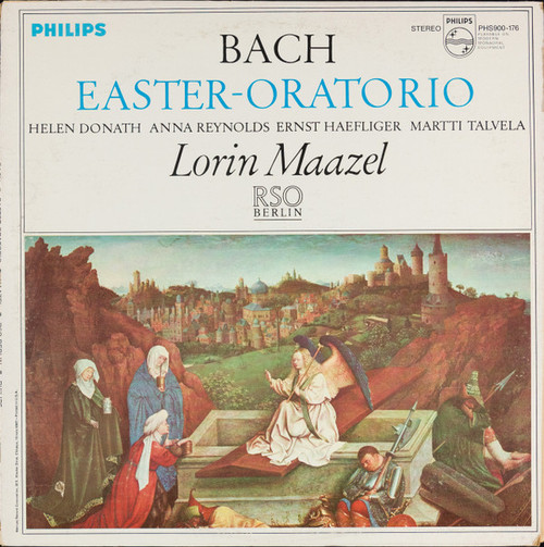 Bach* - Helen Donath, Anna Reynolds, Ernst Haefliger, Martti Talvela, Lorin Maazel, RSO Berlin* - Easter-Oratorio (LP, Album, RP)