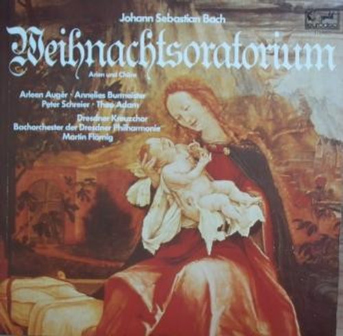 Johann Sebastian Bach - Arleen Augér*, Annelies Burmeister, Peter Schreier, Theo Adam, Dresdner Kreuzchor, Dresdner Philharmonie, Martin Flämig - Weihnachtsoratorium BWV 248 - Arien Und Choräle (LP, Album, RP)