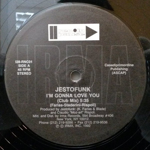 Jestofunk - I'm Gonna Love You (12")