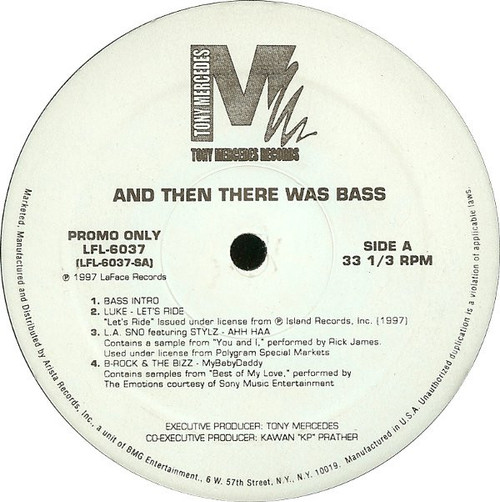 Various - And Then There Was Bass (2x12", Comp, Promo)