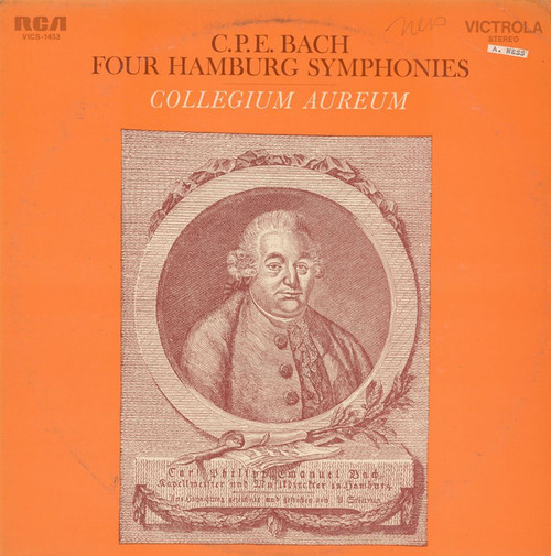 Carl Philipp Emanuel Bach, Collegium Aureum, Gustav Leonhardt, Franzjosef Maier - Four Hamburg Symphonies (LP, Album)