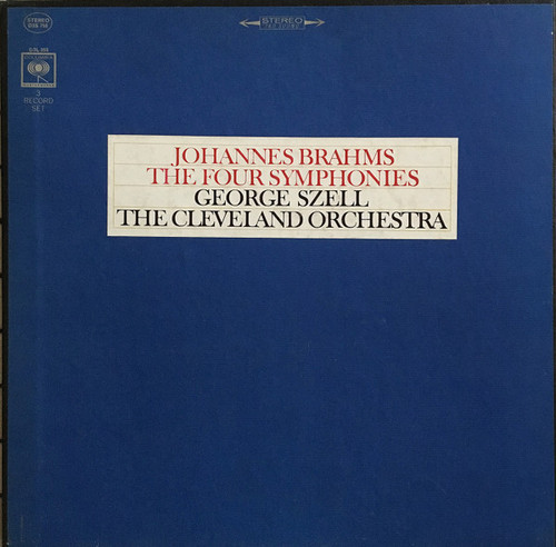Johannes Brahms - George Szell, The Cleveland Orchestra - Johannes Brahms: The Four Symphonies (3xLP, RE + Box)