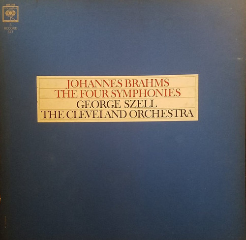 Johannes Brahms - George Szell, The Cleveland Orchestra - The Four Symphonies (3xLP, Mono + Box)