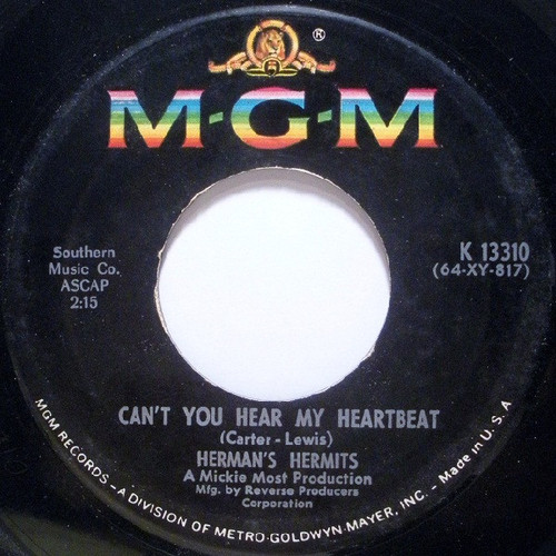 Herman's Hermits - Can't You Hear My Heartbeat (7", Single)