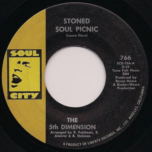 The 5th Dimension* - Stoned Soul Picnic (7", Single)