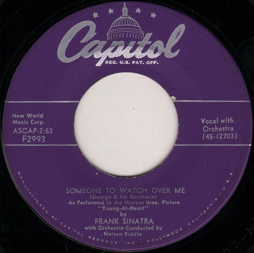 Frank Sinatra - Someone To Watch Over Me / You, My Love (7")