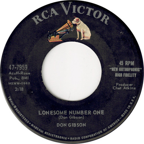 Don Gibson - The Same Old Trouble / Lonesome Number One (7", Single, Ind)