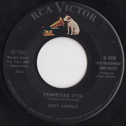 Eddy Arnold - Tennessee Stud (7", Single, Ind)