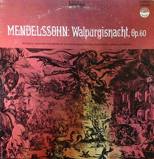 Soloists, Choir And Orchestra Of The Leipzig Bach Festival - Mendelssohn: Walpurgisnacht, Op. 60 (LP)