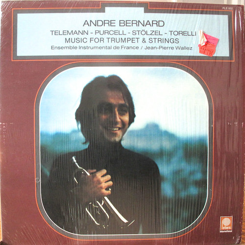 André Bernard - Telemann / Purcell / Stolzel / Torelli, Music For Trumpet & Strings (LP, Album, Comp)