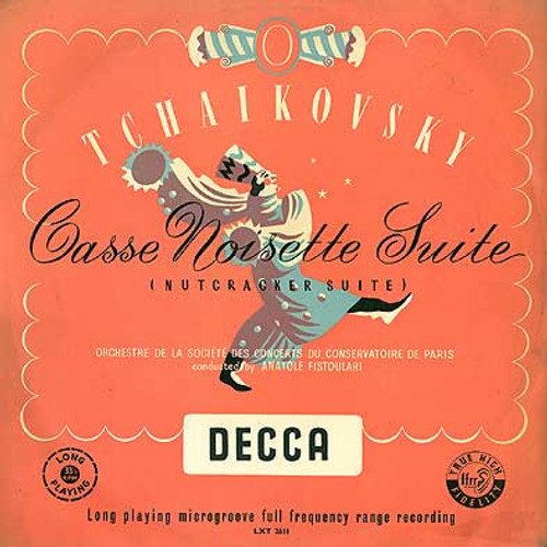 Tchaikovsky* - Anatole Fistoulari, L'Orchestre De La Societé Des Concerts Du Conservatoire De Paris* - Casse-Noisette Suite (Nutcracker Suite) (LP, Mono)