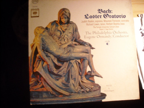 Bach* : The Philadelphia Orchestra, Eugene Ormandy - Easter Oratorio (LP)