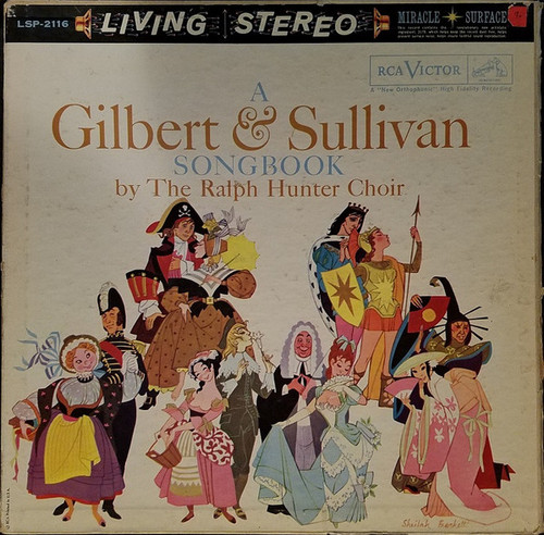 Gilbert & Sullivan, Ralph Hunter Choir - A Gilbert And Sullivan Songbook (LP, Comp, Gat)