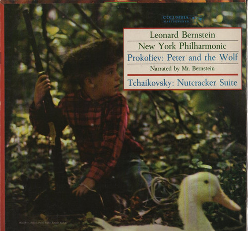 The New York Philharmonic Orchestra, Leonard Bernstein, Prokofiev*, Tchaikovsky* - Peter And The Wolf / Nutcracker Suite (LP, Mono)