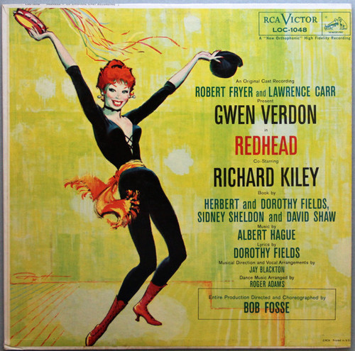 Albert Hague , Lyrics By Dorothy Fields / Robert Fryer And Lawrence Carr Present Gwen Verdon Co-Starring Richard Kiley - Redhead (An Original Cast Recording) (LP, Album, Mono, Roc)