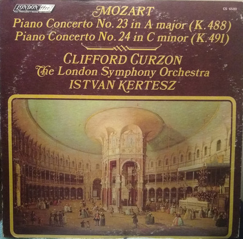 Mozart*, Clifford Curzon, London Symphony*, Kertesz* - Piano Concerto No. 23 in A major (K. 488) Piano Concerto No. 24 in C minor (K.491) (LP)