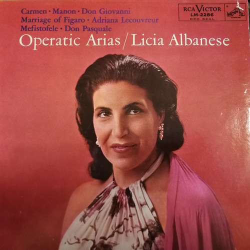 Licia Albanese - Operatic Arias (LP, Album)