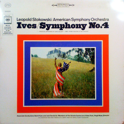 Leopold Stokowski / American Symphony Orchestra* - Ives* - Symphony No. 4 (LP)