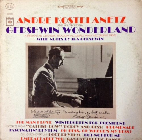 André Kostelanetz And His Orchestra - Gershwin Wonderland (LP)