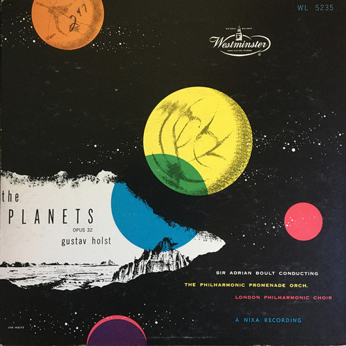 Gustav Holst - Sir Adrian Boult, The Philharmonic Promenade Orchestra, London Philharmonic Choir* - The Planets, Opus 32 (LP, Album)