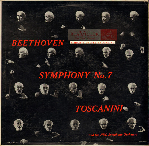 Beethoven* - Toscanini* And The NBC Symphony Orchestra - Symphony No. 7 (LP)
