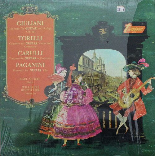 Giuliani*, Torelli*, Carulli*, Paganini* / Karl Scheit, Wilfried Boettcher - Concertos For Guitar (LP)