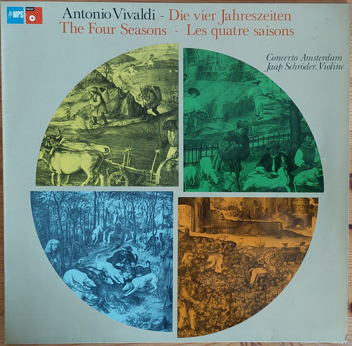 Antonio Vivaldi - Concerto Amsterdam, Jaap Schröder - Die Vier Jahreszeiten (LP)