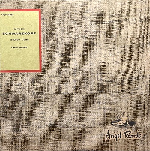 Schubert* - Elisabeth Schwarzkopf, Edwin Fischer - Schubert Song Recital (LP, Album, Mono)