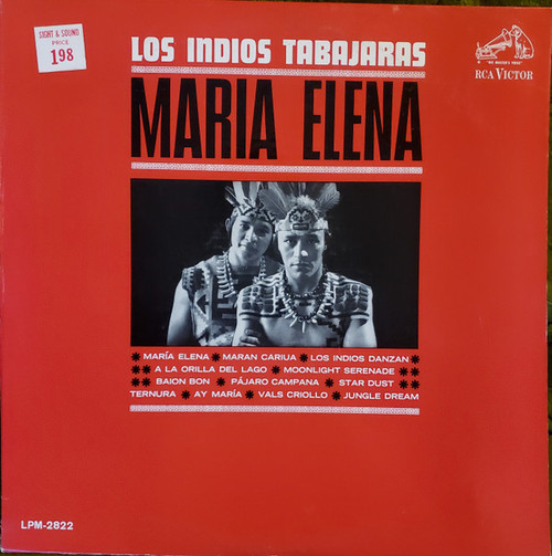 Los Indios Tabajaras - Maria Elena (LP, Album, Mono)
