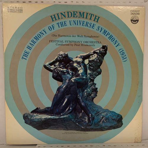 Festival Symphony Orchestra Conducted By Paul Hindemith - The Harmony Of The Universe Symphony (1951) (Die Harmonie Der Welt Symphonie) (LP, Album)