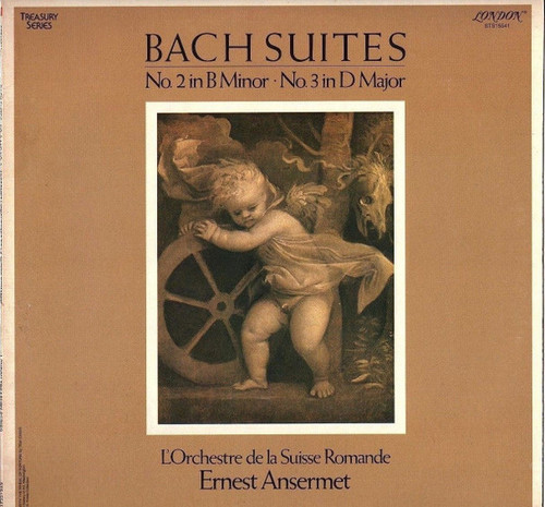 Bach*, Ansermet*, L'Orchestre De La Suisse Romande - Suites No.2&3 (LP, Album, Red)