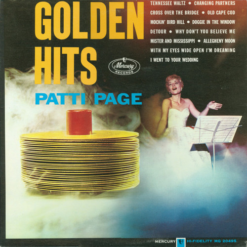 Patti Page - Golden Hits (LP, Comp, Mono, RP)