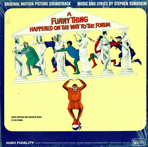 Stephen Sondheim - A Funny Thing Happened On The Way To The Forum (Original Motion Picture Soundtrack) (LP, Album, Mono)