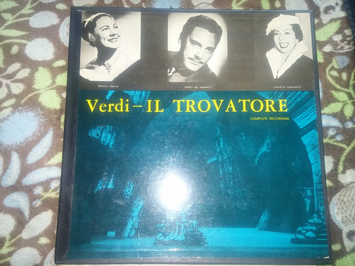 Verdi*, Renata Tebaldi, Mario del Monaco, Giulietta Simionato - Il Trovatore (3xLP, Album, Mono + Box)