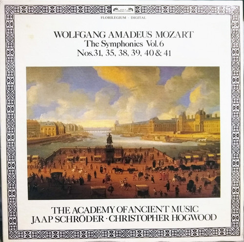 Wolfgang Amadeus Mozart, The Academy Of Ancient Music, Jaap Schröder, Christopher Hogwood - The Symphonies Vol. 6 Nos. 31, 35, 38, 39, 40 & 41 (4xLP + Box, Album)