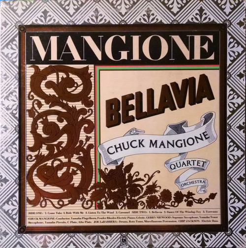 Chuck Mangione - Bellavia (LP, Album, Club, CRC)