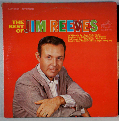 Jim Reeves - The Best Of Jim Reeves (LP, Album, Comp, RE, Tan)