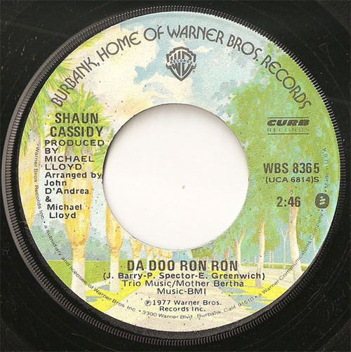 Shaun Cassidy - Da Doo Ron Ron / Holiday (7", Win)