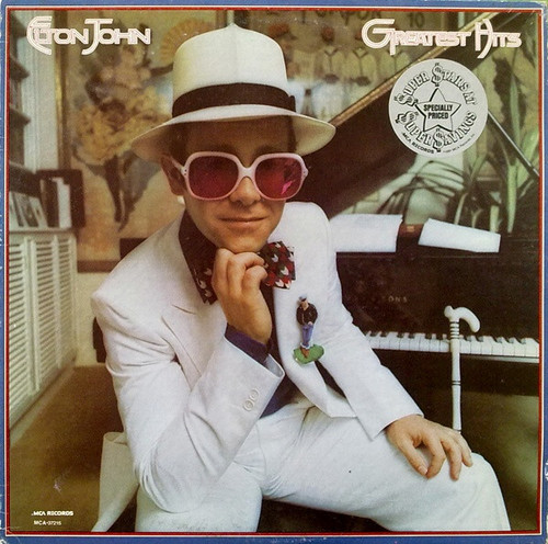Elton John - Greatest Hits (LP, Comp, RE, Pin)