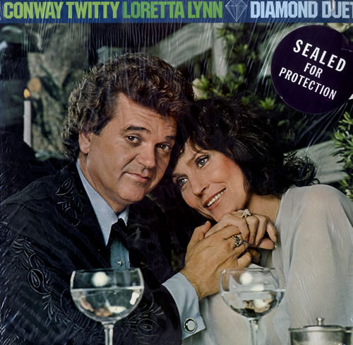 Conway Twitty & Loretta Lynn - Diamond Duet (LP, Album, Pin)