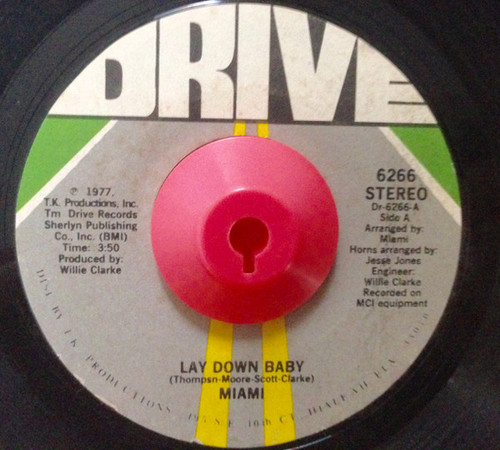 Miami - Lay Down Baby / Give Me Your Love (7", Single)