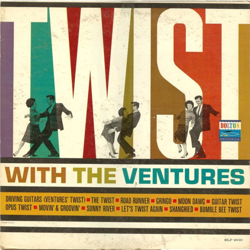 The Ventures - Twist With The Ventures (LP, Album, Mono)