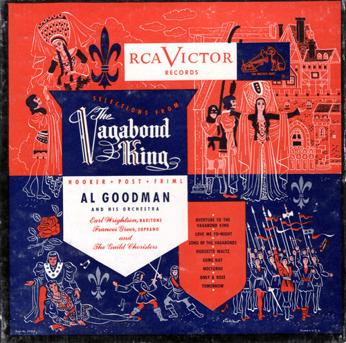 Al Goodman And His Orchestra - The Vagabond King (4x7", Album, Blu + Box)