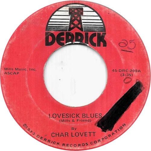 Char Lovett - Lovesick Blues (7")