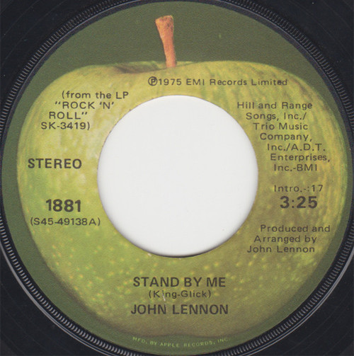 John Lennon - Stand By Me (7", Single, Win)