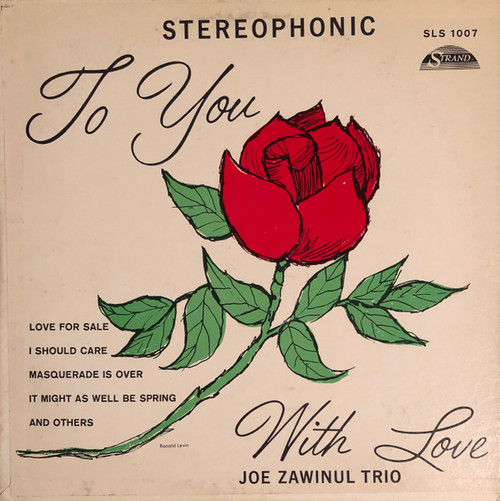 Joe Zawinul Trio - To You With Love (LP, Album)