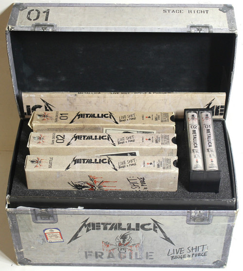 Metallica - Live Shit: Binge & Purge (Box + 2xCass, Album + 3xVHS)