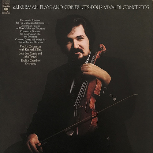 Zukerman* - Vivaldi* - English Chamber Orchestra - Zukerman Plays And Conducts Four Vivaldi Concertos (LP, Album)