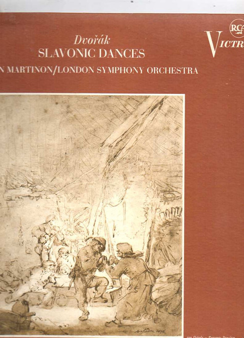 Dvořák* - Jean Martinon - London Symphony Orchestra* - Slavonic Dances (LP, Album, Mono, RE)