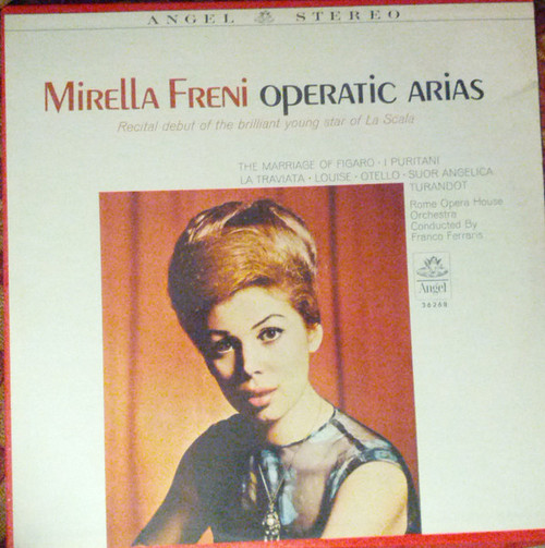 Mirella Freni, Rome Opera House Orchestra*, Franco Ferraris - Operatic Arias (LP)